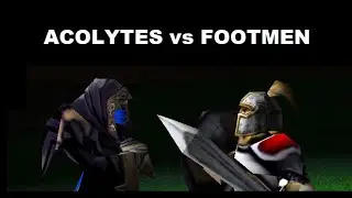 Acolytes vs Footmen | Warcraft 3 Reforged Classic gfx