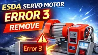ESDA Servo Motor Error 3 Fix | Error 3 Kaise Remove Kare | Hindi