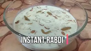Special Rabdi Recipe using bread crumps | Instant Rabdi Recipe | How to make rabdi in 10-15 minutes