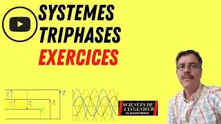 exercices sur les systemes triphasés .
