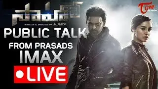 Saaho Public Talk LIVE from Prasads IMAX | Prabhas, Shraddha Kapoor, Sujeeth | TeluguOne
