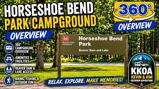 Horseshoe Bend Campground Overview On Beaver Lake