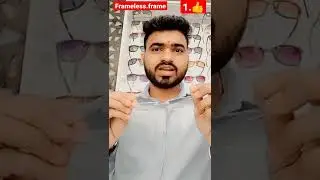 How to Use frame less  Specs || #frameless frame #Rimeless.frame #3pic.framess #opticalframes