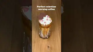 I made perfect valentine morning coffee #valentinesday #espresso #morningcoffee