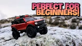 Axial SCX24 Stock Performance Test &ndash; Rock Crawling in the Snow!