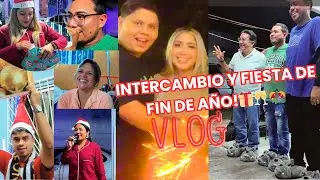 REACCIONANDO A MIS REGALOS 🎁 | VLOG: Intercambio y Fiesta de Fin de A&ntilde;o 2026