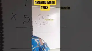 #Multiplication Of Three Digits With Zero In The Middle #foryou #maths #education #shorts #trending