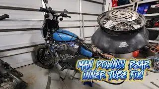 Man Down!!! Rear tire fix!
