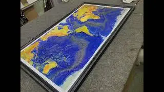 New Jersey frame shop custom framing map ! ModernMemoryDesign.com 246 Boulevard Hasbrouck Heights N