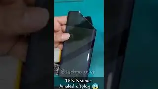 Cutting experiment on the Amoled display 😱 #short #oneplus #technology #youtubeshorts #feed #virals