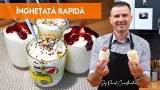 🍦 Cea mai rapidă Înghețată de Casă 🍧 Super cremoasă și delicioasă! 🧁 Șef Paul Constantin