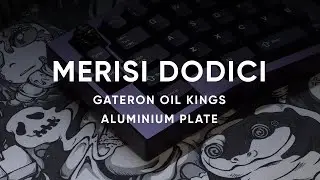 Merisi Dodici with Gateron Oil Kings on Aluminium Plate - Typing Test