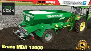 FS22 | Bruns MBA 12000 (by VertexDezign) - Farming Simulator 22 New Mods Review (2K 60Hz)