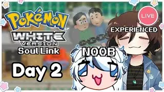 Blind Pokemon White Nuzlocke Soul Link bc I'm a freak (day 2)