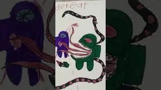 Imposter drawing killing a crewmate