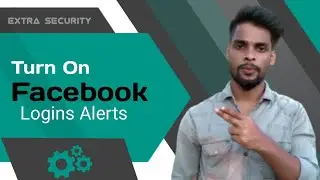 Get alerts about unrecognised logins|How To Turn login alerts Notification On Facebook|FB security