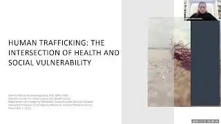 Human Trafficking: The Intersection of Health and Social Vulnerability