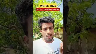 10,000 Rank অব্দি GOVT. COLLEGE পাওয়া সম্ভব‼️😱#wbjee_2025 #shorts #wbjee