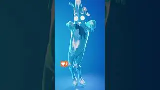 Fortnite - Polar Peely Dance Lunar Party Emote #shorts
