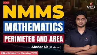 Perimeter and area | NMMS Maths Live | Abshar Sir #quiz #nmms #8th #scholarshipexams #mathematics