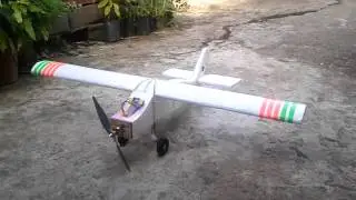 Scratch built EPP foam rc plane