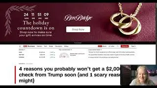 Money, Budget and Finance Talk Trump $2000 Stimulus Checks