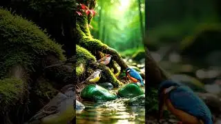 Pure Birdsong & Clear Stream 🌼 Refreshing Sleep Nature Sounds