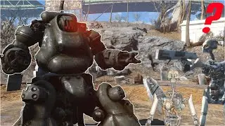 How Many Synths Does It Take To Down One Sentry Bot? Fallout 4 NPC Battles