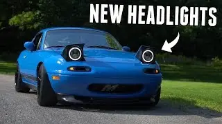 RETURN OF THE POP UPS! - Turbo Miata FINALLY gets new Headlights!