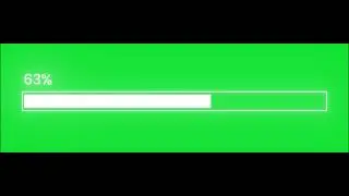 Progress Bar Animation | Green Screen | Free