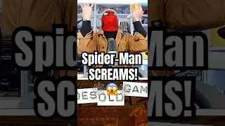 Spider-Man Screams! 🕷️😱 #twitchstreamer #twitchclips #spiderman #scream #tombraider #twitch #ps