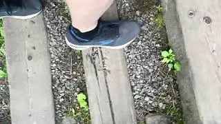 Forbes Creek Stairs (slow motion)  - Brooks Ravennas (walking shoes)