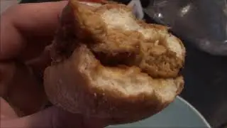 Meijer Microwavable Bacon Cheese Burger and Rib Sandie!! Food Reviews Alpena Michigan!!