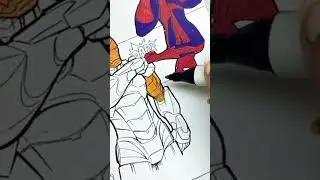Spider-Man and Iron Man Coloring Page | #spiderman  #ironman