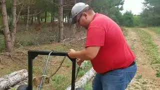 Skidding Small Logs with a Lawn Tractor