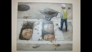 Я  в шоке...Тэцуя Ишида.Tetsuya Ishida.Экспозиция в Мадриде.