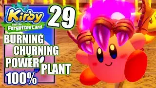 Kirby and the Forgotten World - Burning Churning Power Plant - All Waddle Dees - Sleep Blueprint #29