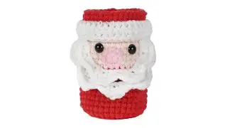 Santa Pen Holder-1:How to crochet the main body?