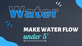 Text Water Flow Animation Only CSS | FreeCodeWeb