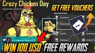 🔴 CRAZY CHICKEN DAY EVENT IN PUBG MOBILE | HOW TO WIN 100 USD | CRAZY CHICKEN DAY NEW EVENT PUBGM