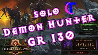Diablo III Season 23 - Solo Demon Hunter Greater Rift 130