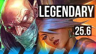 SINGED vs AKALI (MID) | Legendary | KR Master | 25.6