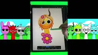 🟢🟢Greeny Sprunki + Emoji 😳+  horror version