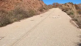 St. Francis Dam floodpath part one. San Francisquito Canyon Los Angeles County, California.