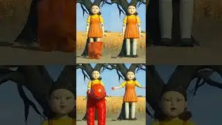 Squid Game Ai Mentality Changed Doll Clothes #squidgame #viralvideo #shortsviral