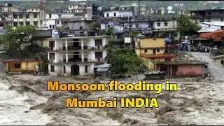 Monsoon flooding in Mumbai