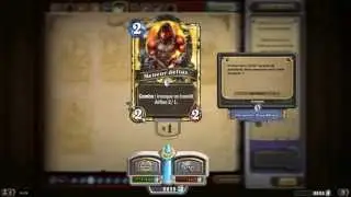 HearthStone: Carte dor&eacute;e Meneur d&eacute;fias (Defias Ringleader golden card)