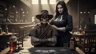 Dark Country Minor Folk Western Track with Dusty Roads and Emotional Outlaw Spirit