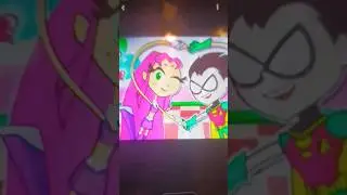 TEEN TITANS ROBIN AND STARFIRE