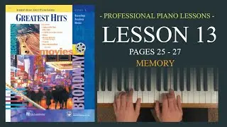 Alfred Basic Adult Piano Course Greatest Hits Level 1 | Pgs 25-27 Memory